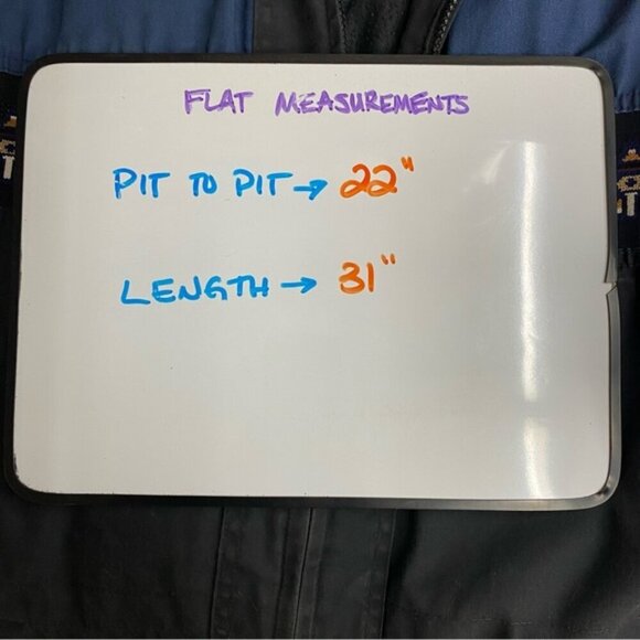 Vintage Canyon Guide Outfitters Black Blue Jacket Coat S - Picture 5 of 16